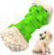 Dog Toys for Aggressive Chewers | Indestructible Chew Toys, Tough Interactive Puzzle Toys for All Sizes (Green, M)