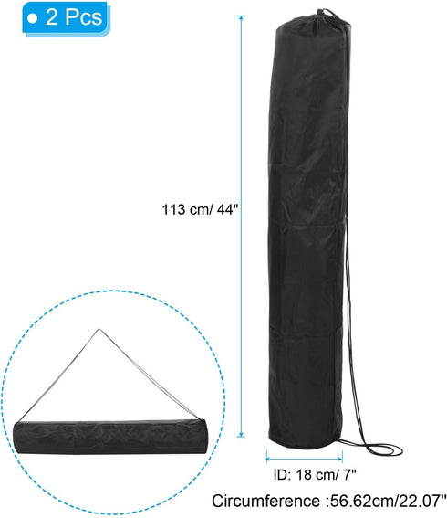 44 Inch 2 Pack PATIKIL Camp Chair Replacement Bag, Nylon Foldable Carry Bag Storage Bag with Shoulder Strap for Outdoor