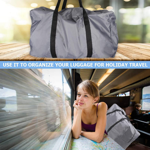 Inflatable Kayak Carry Boat Bag, Foldable Travel Handbag with Large Capacity for Fishing and Camping