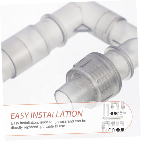 1 Set Plumbing Fittings for Fish Tank Filter Tube, Aquarium Filter Water Tubing, External Filter Water Case Overflow Kit