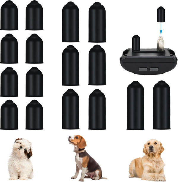 30 Pcs Dog Shock Collar Rubber Tips, Training Collar Replacement Parts, Silicone Covers for Dog Training Collars