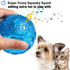 ACEONE Dog Squeaky Ball, Indestructible Bouncy Rubber Toy Balls for Small and Large Dogs, Exercise Training Playing