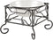 YML Elevated Stainless Steel Dog & Cat Bowl, 5-Inch, with Black Wrought Iron Stand