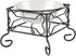 YML Elevated Stainless Steel Dog & Cat Bowl, 5-Inch, with Black Wrought Iron Stand
