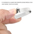 PATIKIL 8.3x7mm Kayak Paddle Snaps, 5 Pack Pole Push Button Spring Clips for Camping Awning Tent Pole