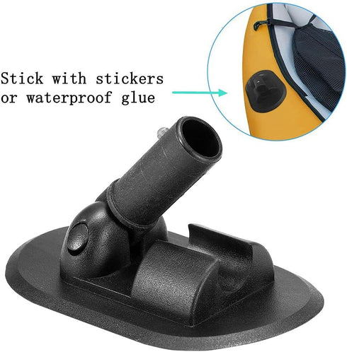 Lixada 180 Degree Rotation Kayak Canopy Mount Base for Inflatable Boat