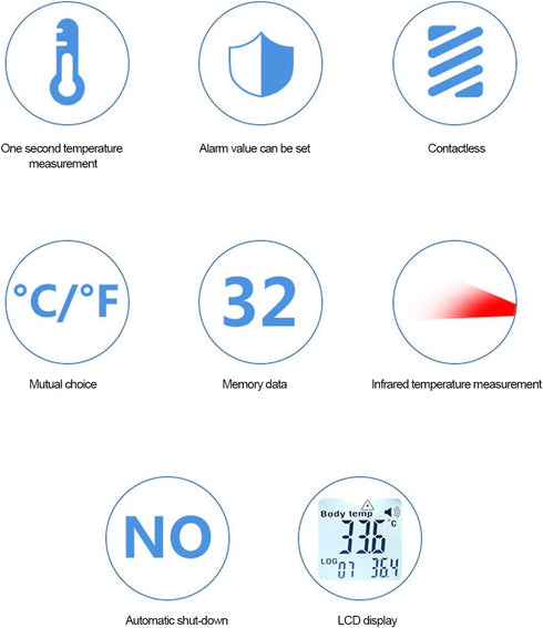 Veterinary Thermometer Fast Digital Veterinary Thermometer Non Contact Pet Thermometer for Pig Cattle Sheep Dog Horse