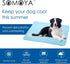 SOMOYA Dog Self Cooling Mat - Washable Cooling Pads Blanket for Large Dogs & Cats, Non-Toxic Ice Silk