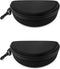 QWORK Big Hard Sports Glasses Case - 2 Pack Extra-Large Universal Fit for Outdoor Skiing, Shock-Resistant Storage