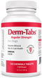 Derm Tabs Regular Strength for Dogs - 120 Chewable Tablets for Healthy Skin & Reduced Shedding