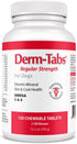 Derm Tabs Regular Strength for Dogs - 120 Chewable Tablets for Healthy Skin & Reduced Shedding