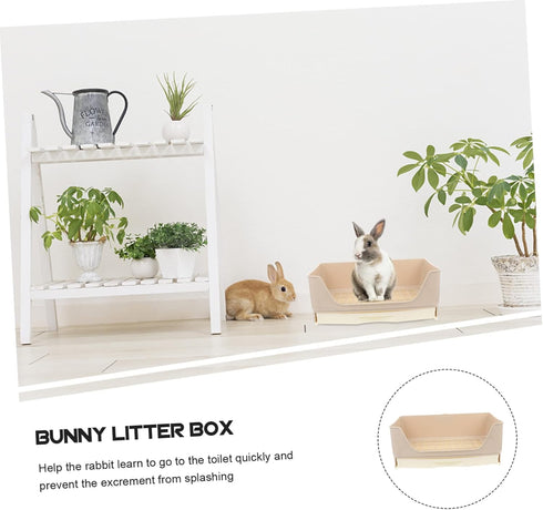 Chinchillas SUPVOX Rabbit Litter Box Large Drawer Style Toilet for Rabbits Guinea Pigs and Easy Clean Portable PET