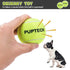 PUPTECK Squeaky Tennis Balls for Dogs, 2.5" Training Bouncy Ball Toys, 12 Packs for Fetch and Exercise
