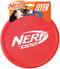 Nerf Dog Nylon Flyer Dog Toy, Lightweight Flying Disc, 9 inch diameter, for Medium/Large Breeds, Red