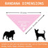 Wedding Dog Bandana Best Friend of Bride Dog Bandana Engagement Wedding Announcement Dog Bandanas Puppy Bandana