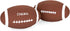 CHIWAVA 2 Pack 6" Squeaky Latex Dog Toy Balls, Football Rugbys Fetch Interactive Toy