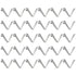 HARFINGTON 30pcs Single Button Kayak Paddle Snap Spring Clip, 9x12x55mm, 65Mn Spring Steel for Camping