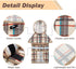 KOOLTAIL Dog Raincoat Hooded Slicker Poncho, Waterproof Doggie Rain Jacket for Small Medium Dogs, Beige.
