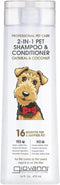 GIOVANNI Professional 2-in-1 Pet Shampoo & Conditioner, Oatmeal & Coconut for Dogs & Cats, 16 oz