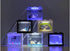 OMEM USB Mini Fish Tank, Desktop Micro-Landscape LED Aquarium Kit, Black