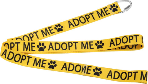Adopt Me Dog Leash Wrap Gift for Dog Owners, New Puppy Dog Rescue Gift (Adopt ME Leash)