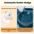 Double Dog Cat Bowls 2 in 1 Set with Automatic Gravity Water Dispenser Bottle, Detachable Stainless Steel Bowl, No-Spill