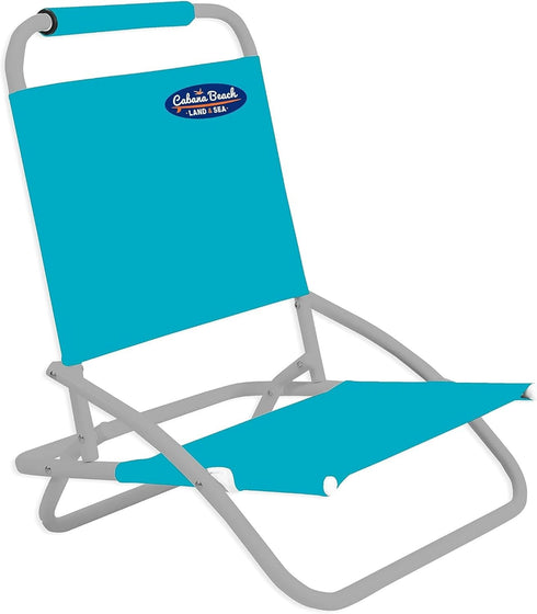 Cabana Beach Folding Beach Chair, 1 Position Lightweight and Portable Foldable Outdoor Camping Chair