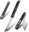 Flipper Pocket Folding Knife, DC53 Steel Blade and Black G10 Handle, with