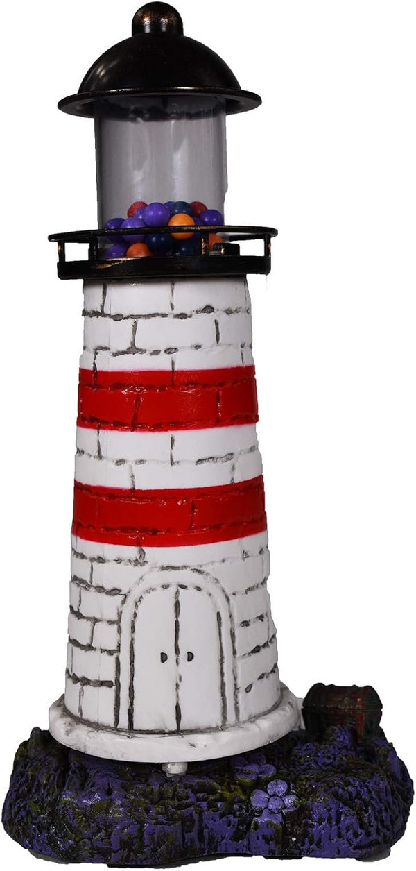 Penn-Plax Deco-Replicas Aerating Lighthouse Ornament for Freshwater and Saltwater Aquariums