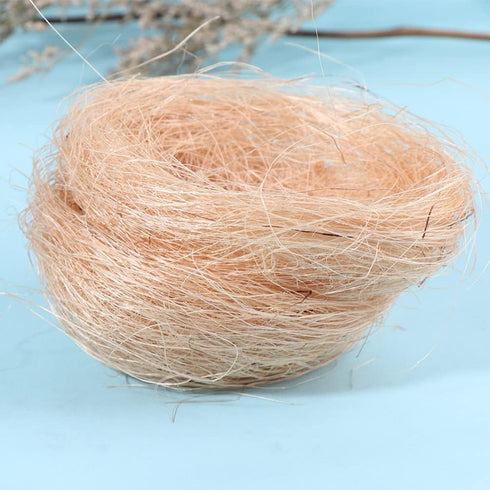 12pcs Hemoton Faux Bird Nest Decorative Ornaments for Crafts Landscape Photography Props Lightweight Rustic Style