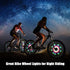 LED Bike Wheel Lights with 30x RGBW Patterns, Batteries Included, IPX5 Waterproof Safety Tire Lights