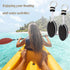 Floating Keychain for Boat Keys - 2PCS Oval Shaped Foam Key Rings for Boating