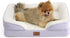 Bedsure Small Orthopedic Dog Bed - Washable Bolster Sofa Bed for Small Dogs, Supportive Foam Couch Bed, Lavender