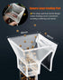 Shrimp Feeding Dish Set, Aquarium Fish Feeder Tube Kit with Feeding Ring and Cleaning Brush