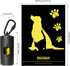Metal Dog Poop Bag Holder with Leash Clip, Durable Aluminum with 15 Bags + 3 Accessories