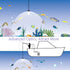 Underwater Fishing LED Light 15w, 12v - Green Light IP68 Waterproof Lamp for Night Fishing, Lure