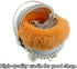 Copfeu Sugar Glider Carrier Cage with Warm Nest, Cushion, Mat and Safe Lock, Portable Cages with Chain, Small Animals