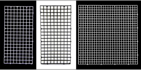 POPETPOP 1 Set Plastic Fish Tank Aquarium Panel Splicable Bottom Grid Divider, Fish Tank Partition Plate