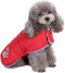 Queenmore Reversible Winter Fleece Dog Coats, Waterproof Pet Jacket for Cold Weather, Available in Sizes XS to XL