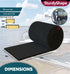 SturdyShape Boat Trailer Bunk Carpet Kit, 12ftx9in 25oz, Black, 2 Pack