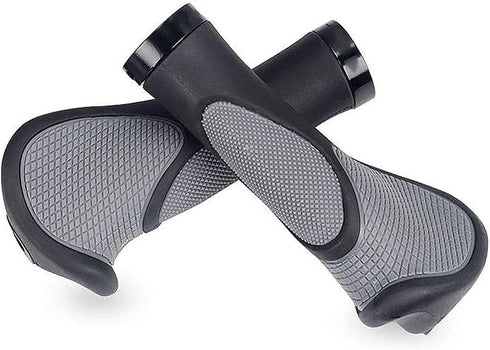 MUYDZ 1 Pair Bike Grips with Rubber Ergonomic Antislip Handlebar Grips for Road and Mountain Bicycle