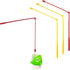 Fishing Game Replacement Rods – 4-Pack, Lightweight Plastic Poles for Kids Fishing Toy Sets
