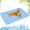 Dog Cooling Mat, Washable Ice Silk Self-Cooling Pad for Dogs, Portable Water-Absorbent Mat for