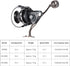 Lixada Fishing Reels Spinning Reel, Long Casting Snake Pattern, 14+1 High Speed Gear Ratio for Saltwater/Freshwater
