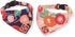 Kimono Cat Bandana Collar (Pink) with Bell, Safety Breakaway Soft Lightweight for Cats, Japanese Stylish Pattern