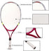 Topyond Kids Tennis Racket, 23 Inch Aluminum Junior Training Tennis Racket, Perfect Practice Tool for Beginners
