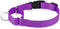 PLUTUS PET Reflective Martingale Collar with Quick Snap Buckle, No Pull Choker for Small Medium Large Dogs, L, Purple