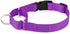 PLUTUS PET Reflective Martingale Collar with Quick Snap Buckle, No Pull Choker for Small Medium Large Dogs, L, Purple