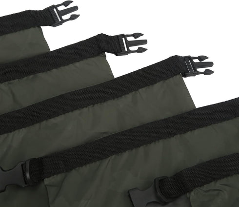 VBESTLIFE Waterproof Dry Sacks, 1.5L, 4L, 5L, 7L, 10L, 5Pcs Storage Dry Bag for Outdoor Swimming, Camping, Rafting