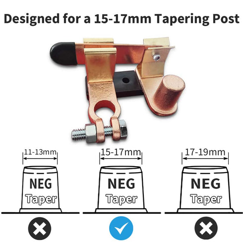 12V 24V Top Post Knife Blade Master Switch Battery Disconnect Cut Off Shut Off for Auto Car RV-Marine Boat Truck